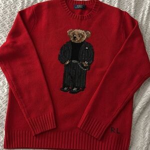 COPY - Polo Ralph Lauren  "Suit Bear” sweater brand new size large